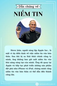 Dẫn chứng về niềm tin – Steve Jobs