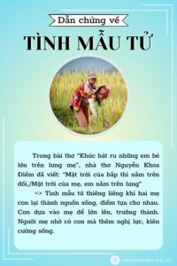 Dẫn chứng về tình mẫu tử - Bài thơ “Khúc hát ru những em bé lớn trên lưng mẹ”, nhà thơ Nguyễn Khoa Điềm