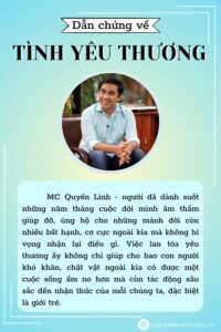 Dẫn chứng về tình yêu thương -  MC Quyền Linh