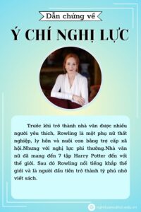 Dẫn chứng về ý chí nghị lực -  Nhà văn “phù thủy” J.K. Rowling