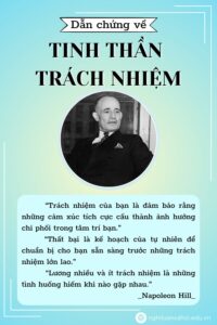 Dẫn chứng về tinh thần trách nhiệm - Napoleon Hill