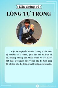 Dẫn chứng về lòng tự trọng - Cậu bé Nguyễn Thanh Trung