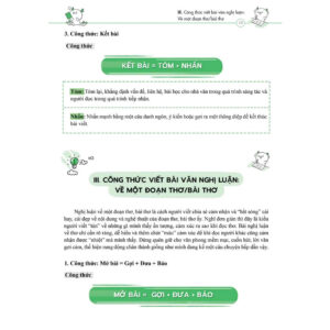 Alternative view of Sách - Combo 2 Cuốn: Công Thức Viết Văn Siêu Tốc (Nghị Luận Xã Hội và Nghị Luận Phân Tích Thơ)