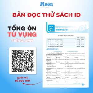 Alternative view of Sách Tổng ôn từ vựng tiếng anh cô Trang Anh Moonbook