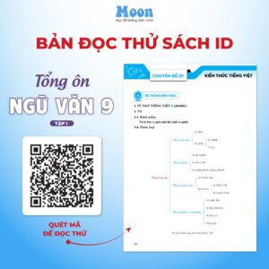 Alternative view of Ngữ văn 9 Chương trình mới : Sách ngữ văn 9 ôn thi vào 10, tổng ôn ngữ văn lớp 9 Moonbook