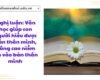 Nghị luận: Văn học giúp con người hiểu được bản thân mình nâng cao niềm tin vào bản thân mình