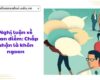 Nghị luận về quan điểm: Chấp nhận là khôn ngoan