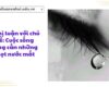 Nghị luận với chủ đề: Cuộc sống cũng cần những giọt nước mắt