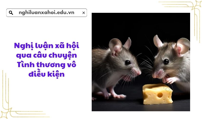 Nghị luận xã hội qua câu chuyện Tình thương vô điều kiện